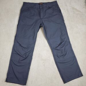 Ridgecut Pants Mens 36x30 Gray Ripstop Relaxed Fit Stretch Carpenter Workwear